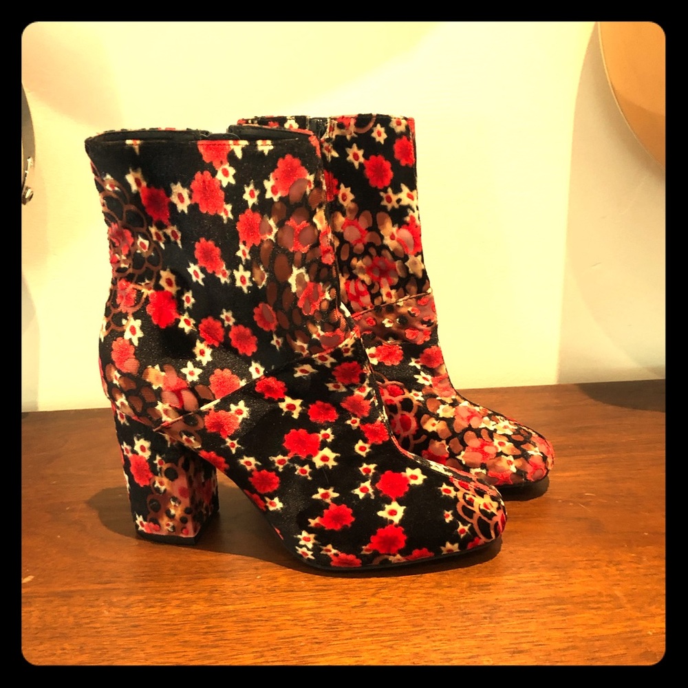 Velvet Booties